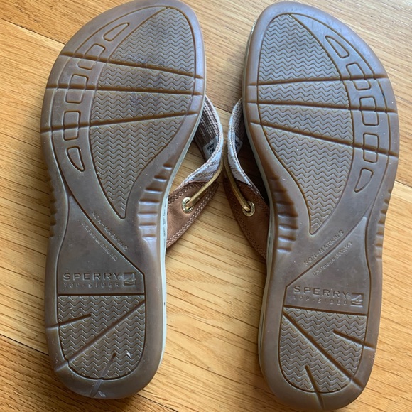 Sperry Top-Sider Seafish Marine Stripe Thong Sandal Women’s size 7 - Picture 4 of 5